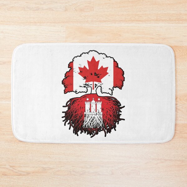 Item preview, Hamburg Hamburger Canadian Canada Tree Roots Flag designed and sold by FlagX.