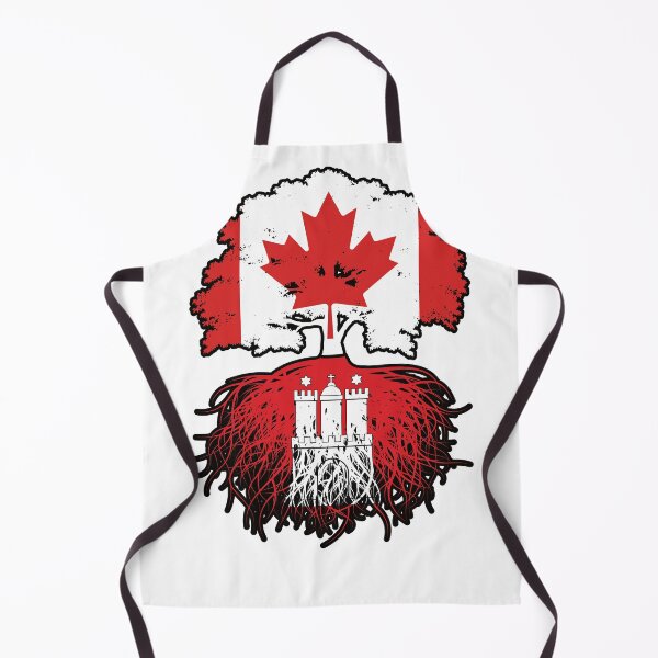 Item preview, Hamburg Hamburger Canadian Canada Tree Roots Flag designed and sold by FlagX.