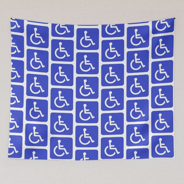Item preview, Blue Disabled Wheelchair Access Sign Vector designed and sold by THP Creative.