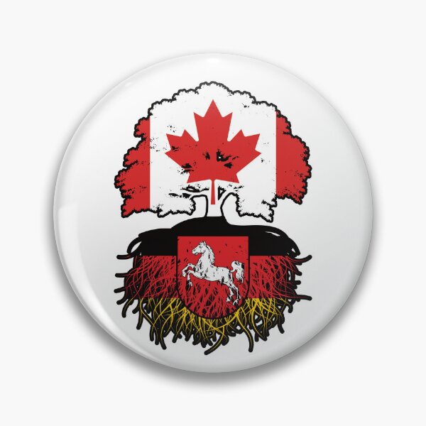 Item preview, Lower Saxony Lower Saxon Canadian Canada Tree Roots Flag designed and sold by FlagX.