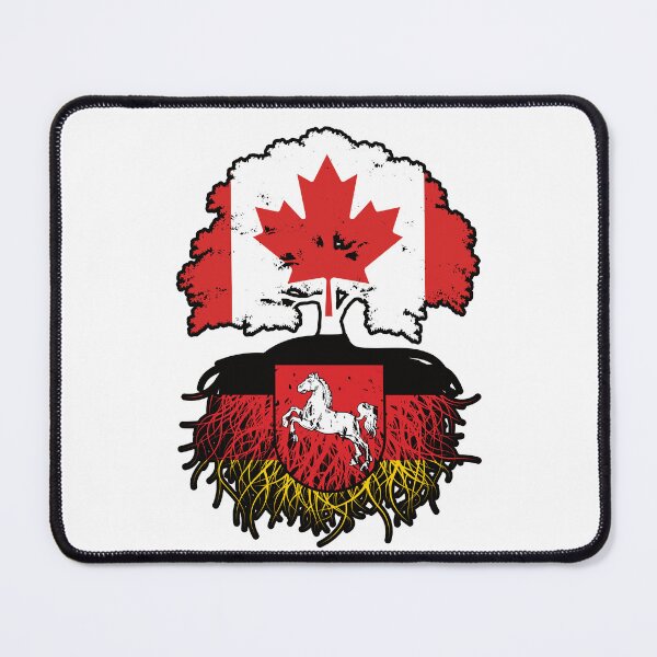 Item preview, Lower Saxony Lower Saxon Canadian Canada Tree Roots Flag designed and sold by FlagX.