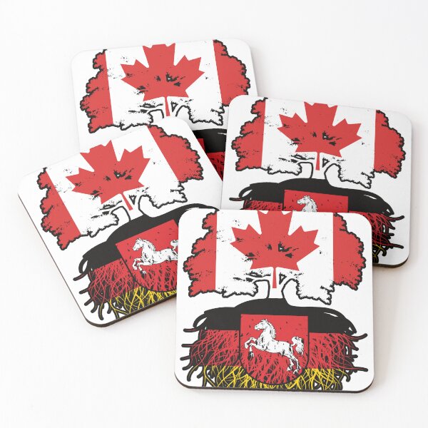Item preview, Lower Saxony Lower Saxon Canadian Canada Tree Roots Flag designed and sold by FlagX.