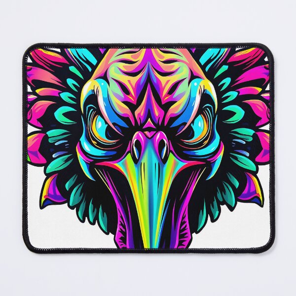 Item preview, Gobble Angry Turkey Face Psychedelic Prismatic Colors 4 designed and sold by webjmf.