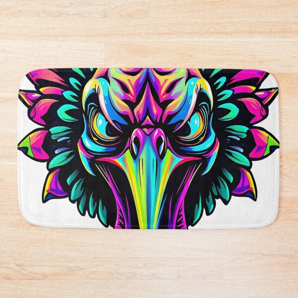 Item preview, Gobble Angry Turkey Face Psychedelic Prismatic Colors 4 designed and sold by webjmf.