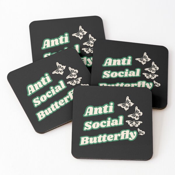 Item preview, Anti social butterfly. designed and sold by wanessacreative.