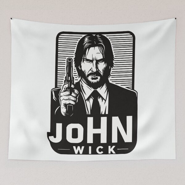 Item preview, John Wick designed and sold by ChunkByChunk.