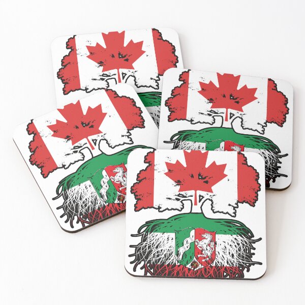 Item preview, North Rhine-Westphalia Nordrhein-Westfalen Canadian Canada Tree Roots Flag designed and sold by FlagX.
