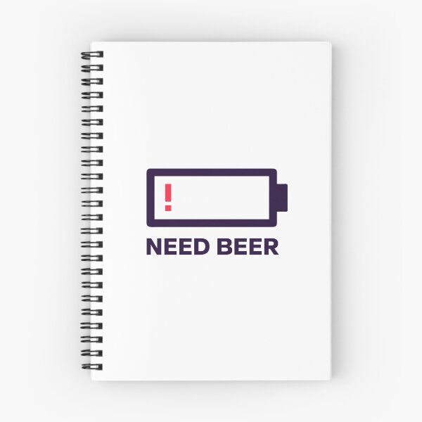 Item preview, Low Battery - Need Beer designed and sold by Bleak Shirt.