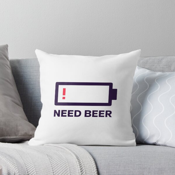 Item preview, Low Battery - Need Beer designed and sold by Bleak Shirt.