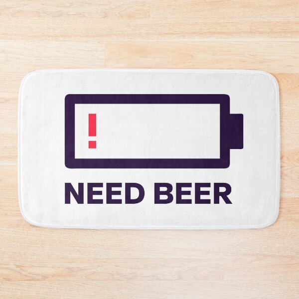 Item preview, Low Battery - Need Beer designed and sold by Bleak Shirt.