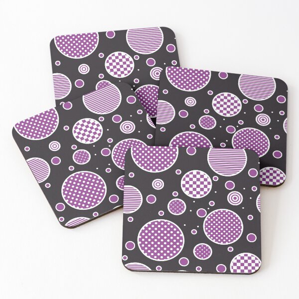 Item preview, Violet euphoria 2- abstract geometric composition/ violet, black and white. designed and sold by My-fake-places.