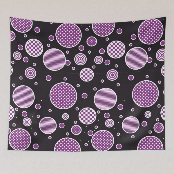 Item preview, Violet euphoria 2- abstract geometric composition/ violet, black and white. designed and sold by My-fake-places.