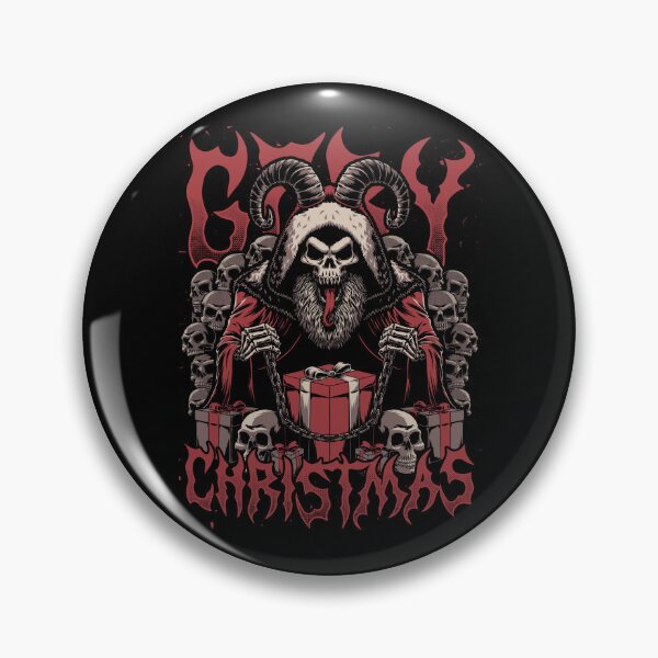 Item preview, Gory Christmas Krampus - Scary Holiday Gift designed and sold by Studio Mootant.