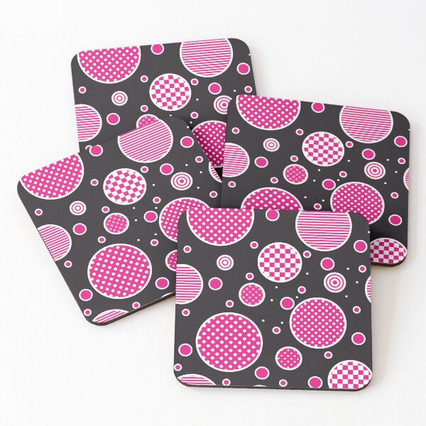 Item preview, Magenta euphoria 2- abstract geometric composition/ violet, black and white. designed and sold by My-fake-places.