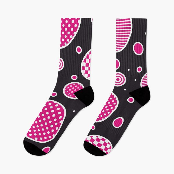 Item preview, Magenta euphoria 2- abstract geometric composition/ violet, black and white. designed and sold by My-fake-places.
