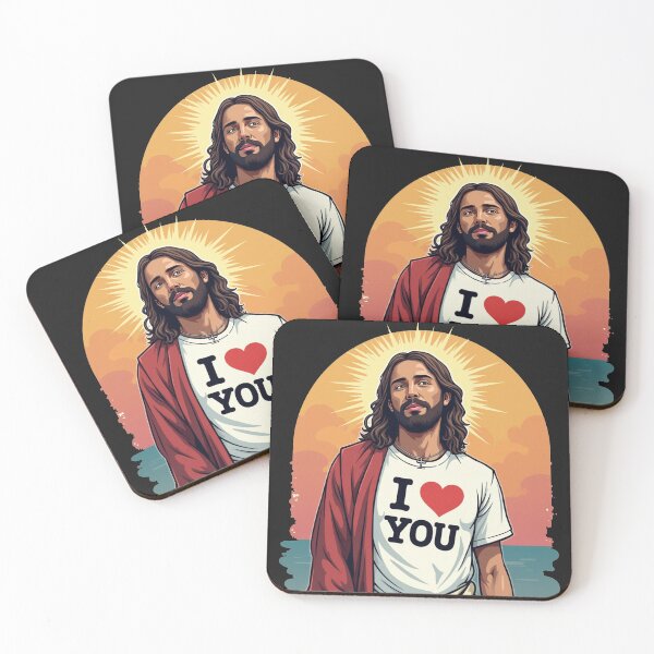 Item preview, Jesus in I Love You t-shirt designed and sold by ChristianLife.