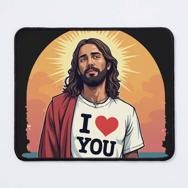 Item preview, Jesus in I Love You t-shirt designed and sold by ChristianLife.