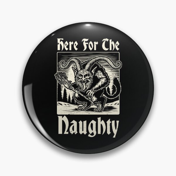 Item preview, Naughty Krampus Christmas - Scary Holiday Gift designed and sold by Studio Mootant.