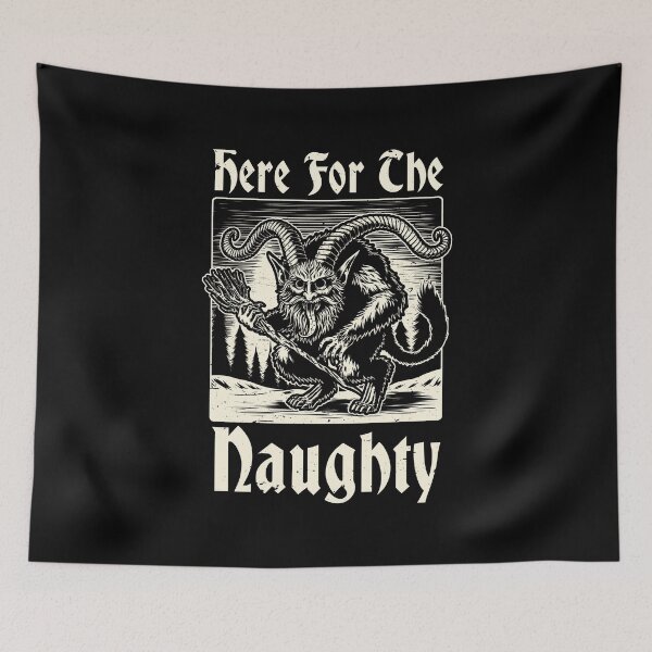 Item preview, Naughty Krampus Christmas - Scary Holiday Gift designed and sold by Studio Mootant.