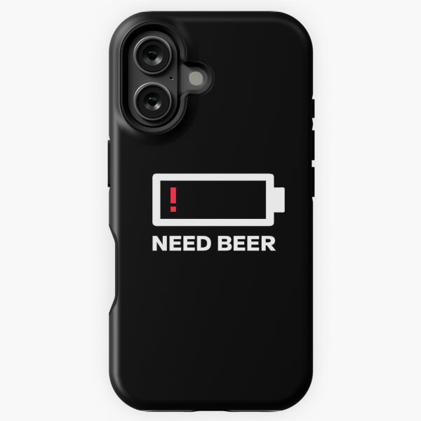 Item preview, Low Battery - Need Beer designed and sold by Bleak Shirt.