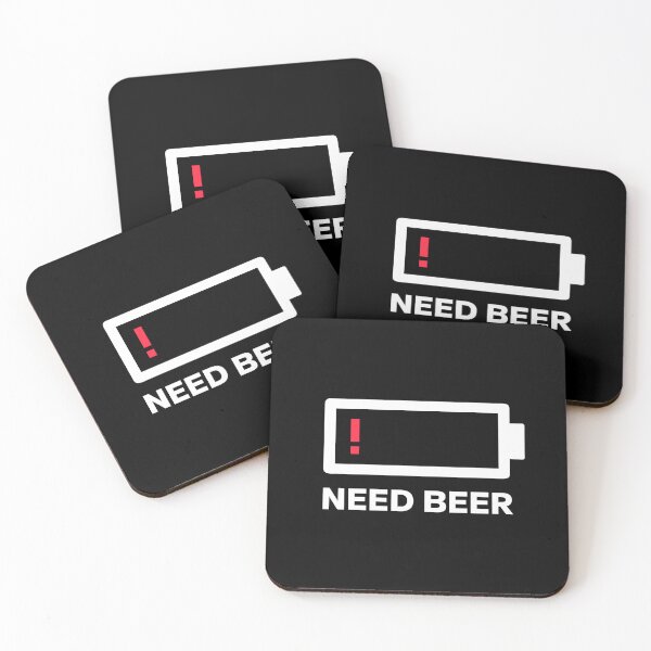 Item preview, Low Battery - Need Beer designed and sold by Bleak Shirt.