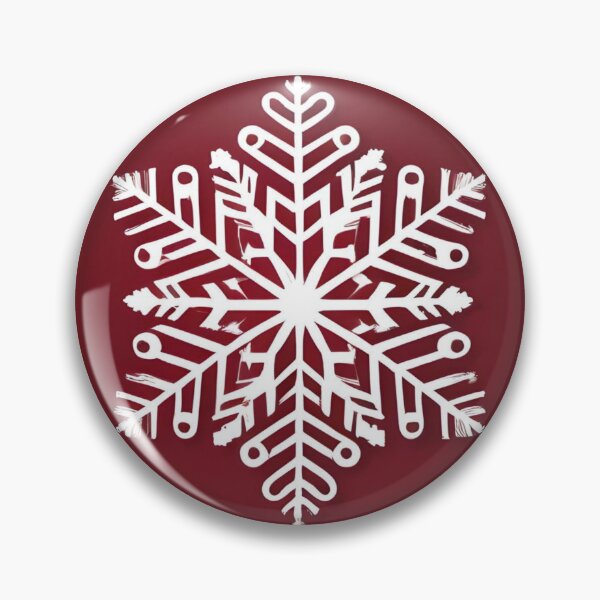 Item preview, Snowflakes on a dark red background designed and sold by Ciervo Primavera.