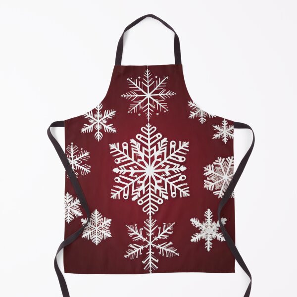 Item preview, Snowflakes on a dark red background designed and sold by Ciervo Primavera.