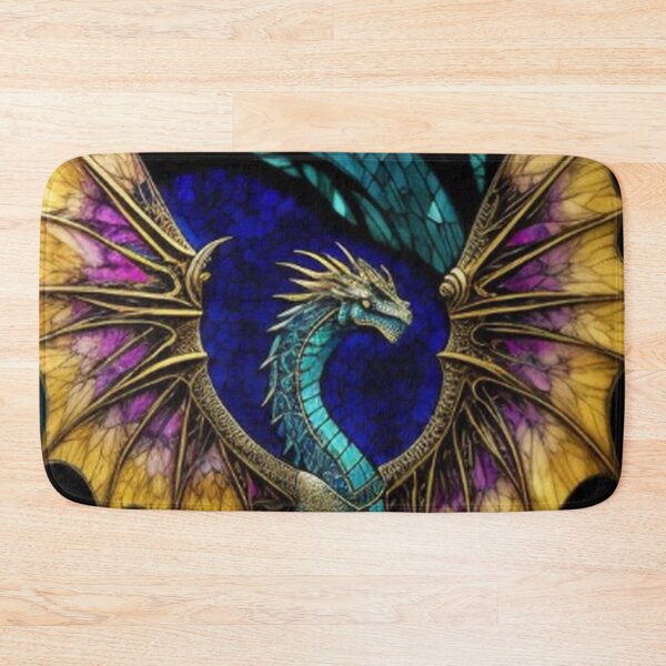 Item preview, Abstract Medieval Blue Dragon  designed and sold by TheDarkWardrobe.
