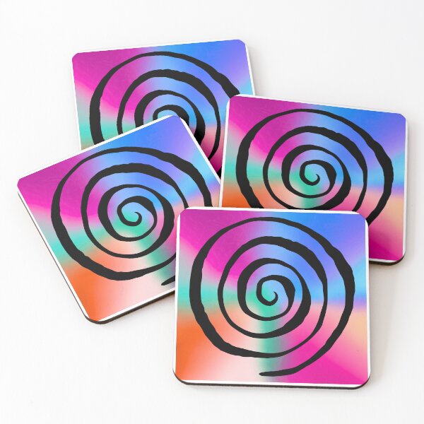 Item preview, Energy Medicine Spiral on Vibrant Multicolored Background designed and sold by Fredster1966.