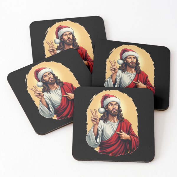 Item preview, Jesus in a Santa Hat designed and sold by ChristianLife.