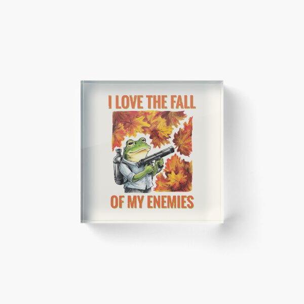 Item preview, Autumn Warrior Frog Fall for Your Foes designed and sold by SweetLog.