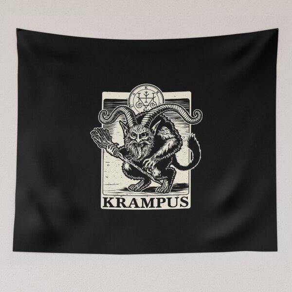 Item preview, Goetia Krampus Christmas - Scary Holiday Gift designed and sold by Studio Mootant.