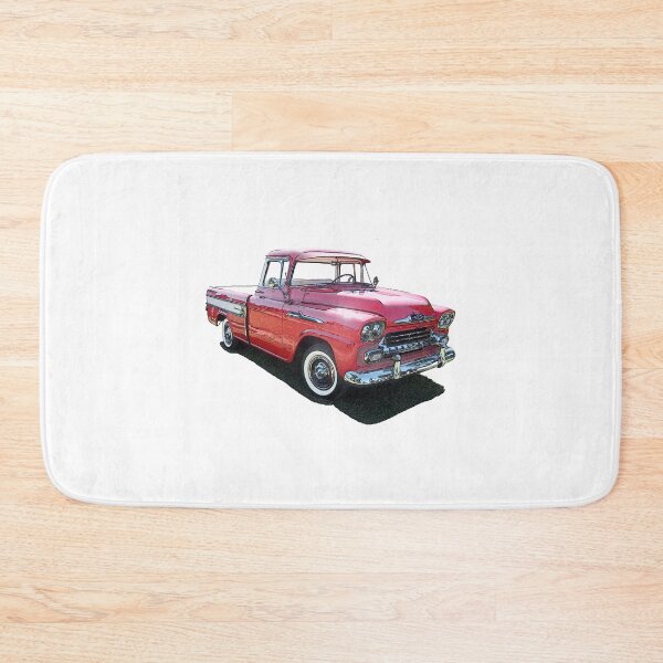 Item preview, Red 1958 Chevrolet Apache Pickup Truck designed and sold by avenueart01.