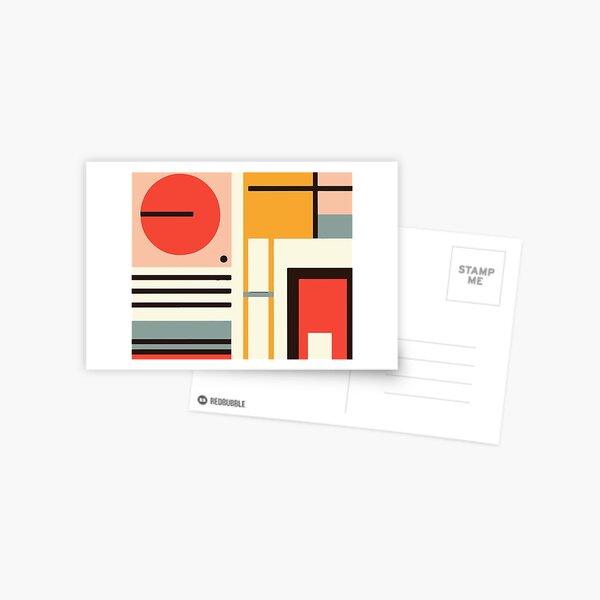Vista previa del artículo con la obra «Homenaje a la Bauhaus», diseñado y vendido por GlowInk8.