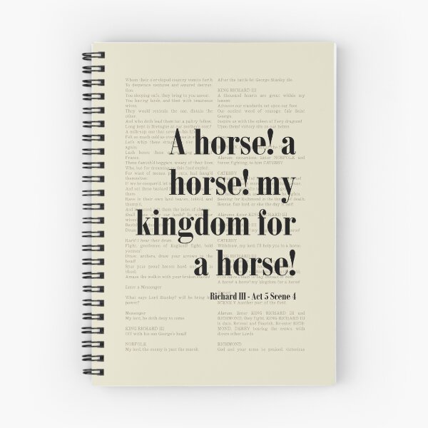 Item preview, Richard III William Shakespeare Kingdom For a Horse designed and sold by kakarikihill.