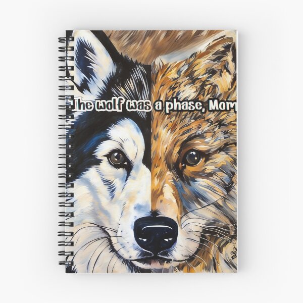 Item preview, The Wolf Was Just a Phase Funny Drawing designed and sold by gleefulme.