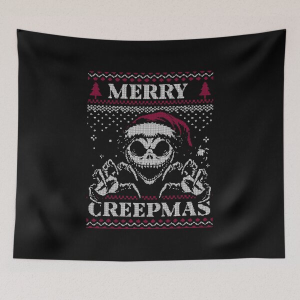 Item preview, Ugly Sweater Creepy Christmas Skeleton designed and sold by Studio Mootant.