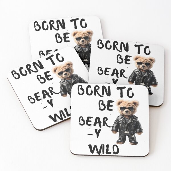Item preview, Born to Be Bear-y Wild Teddy Bear Biker designed and sold by Fredster1966.