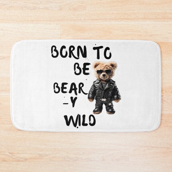 Item preview, Born to Be Bear-y Wild Teddy Bear Biker designed and sold by Fredster1966.