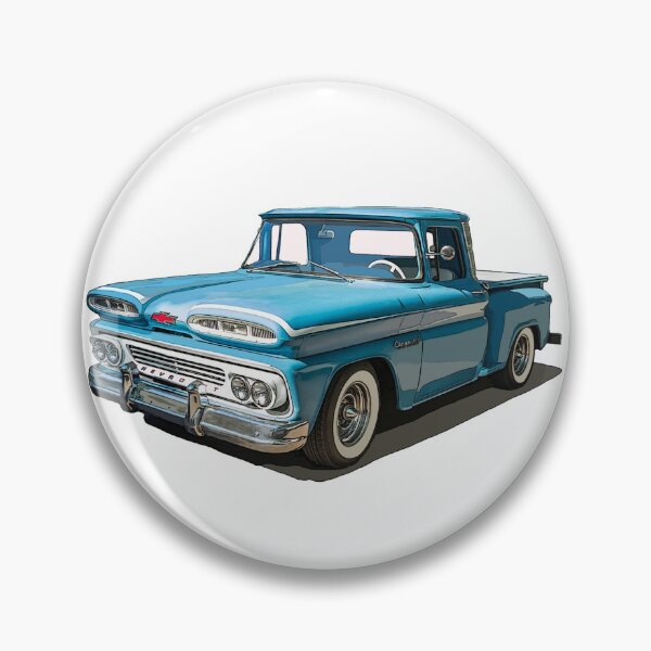 Item preview, Blue 1960 Chevy Pickup designed and sold by avenueart01.