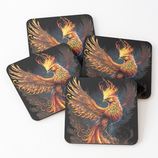 Item preview, Flaming Phoenix designed and sold by ViaARTfactory.