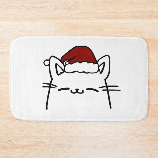 Item preview, Cute Christmas Cat doodle  designed and sold by MemoriesLiveOn.