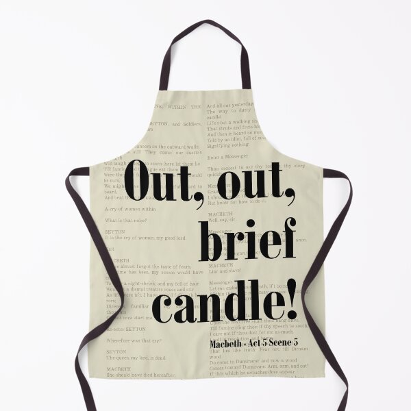 Item preview, Macbeth William Shakespeare Out Out Brief Candle designed and sold by kakarikihill.