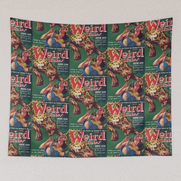 Item preview, Vintage Weird Tales Magazine spotted Satan designed and sold by TeeARTHY.