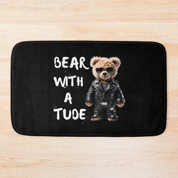 Item preview, Bear With a Tude Funny Biker Teddy Bear designed and sold by Fredster1966.