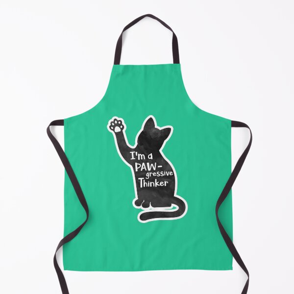 Item preview, I'm a PAW-gressive Thinker – Funny Liberal Cat Lady Design designed and sold by hitechmom.