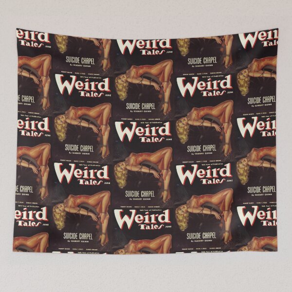 Item preview, Vintage Weird Tales Magazine suicide Chapel designed and sold by TeeARTHY.
