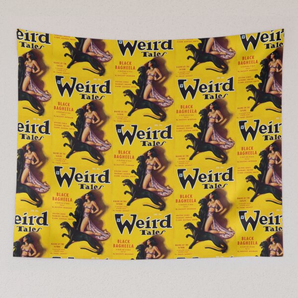 Item preview, Vintage Weird Tales Magazine  Black Bagheela designed and sold by TeeARTHY.