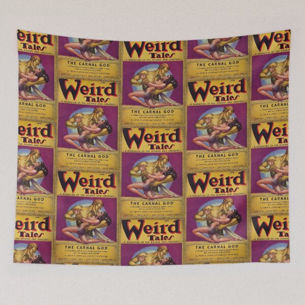 Item preview, Vintage Weird Tales Magazine   the carnal gold designed and sold by TeeARTHY.