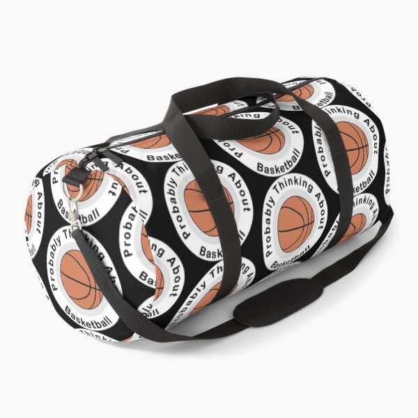 Item preview, Probably Thinking About Basketball dark background designed and sold by Inkhornmedia.